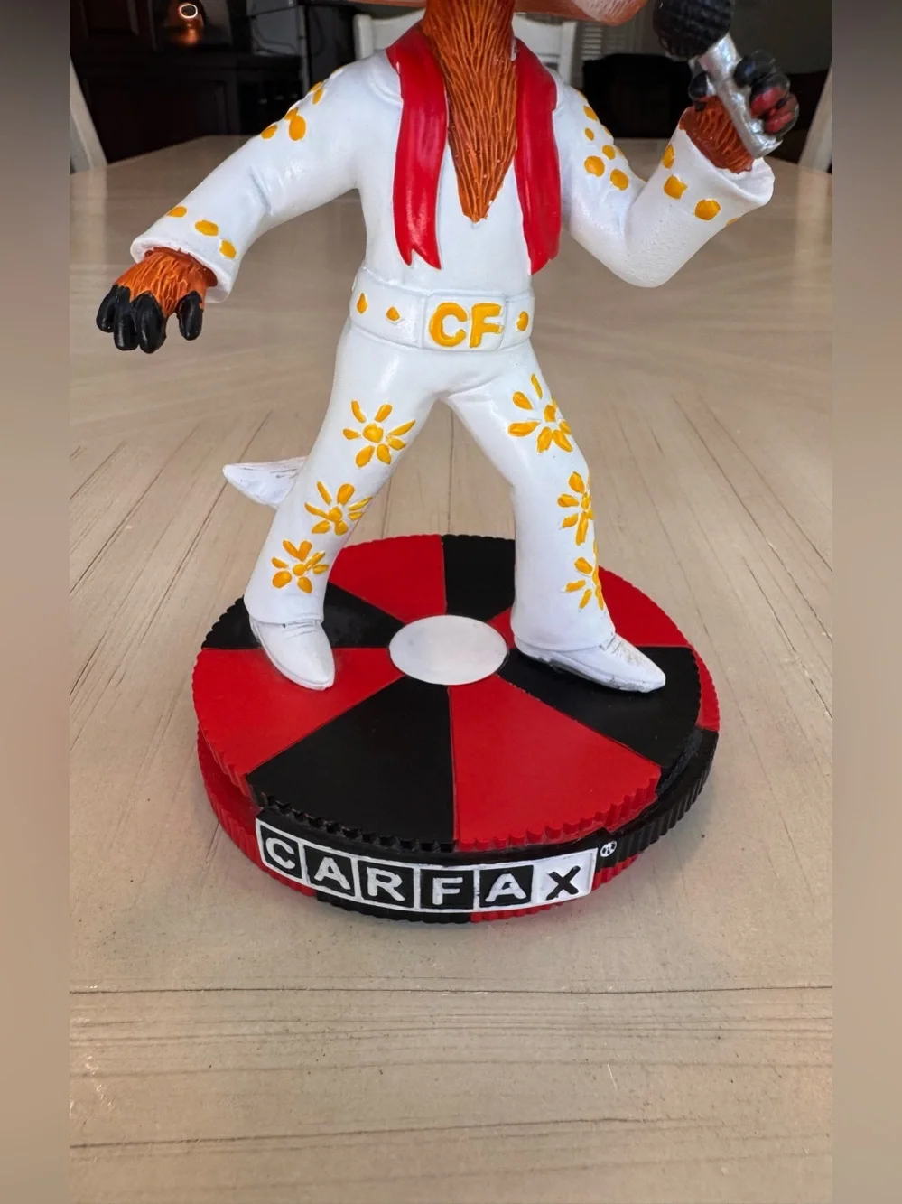 CARFAX Car Fox 2020 Viva Las Vegas Elvis Bobblehead Rare